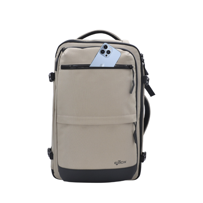 Organized travel bag with laptop sleeve