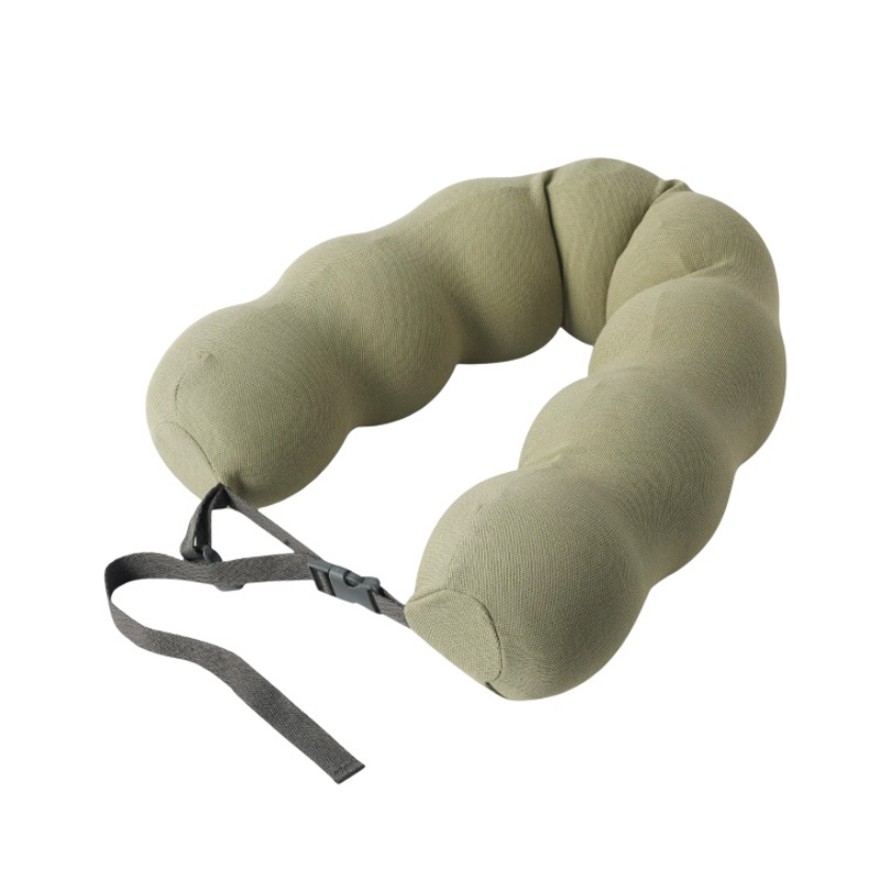 Ergonomic neck pillow for travel