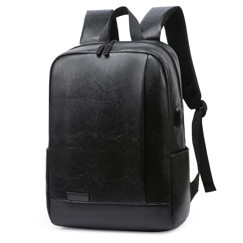 Fashionable Faux Leather Rucksack