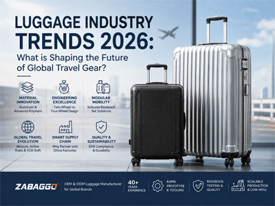 Tendenze del settore dei bagagli nel 2026: cosa sta plasmando il futuro degli accessori da viaggio a livello globale?